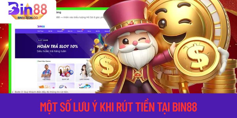 Lưu ý khi rút tiền